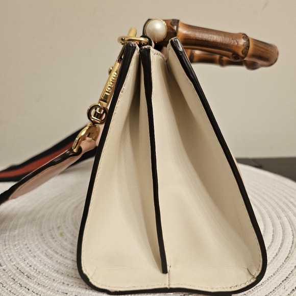 ✨ Gucci Diana Mini Bamboo Handle Bag – Blush Pink/Ivory - Picture 16 of 16